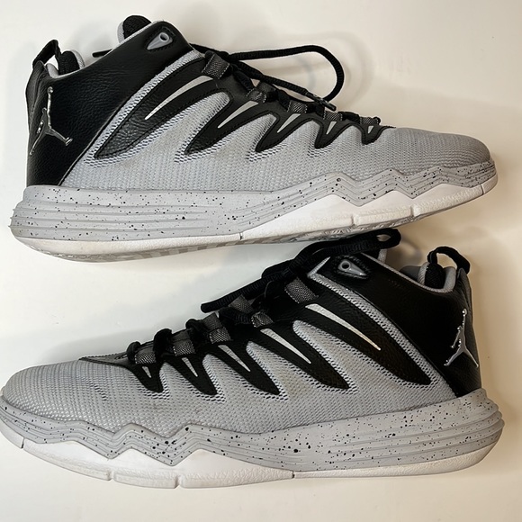 Nike Air Jordan CP3.IX 810868-003 Silver Black Gray Basketball Shoes Men Sz 8 - Picture 12 of 12